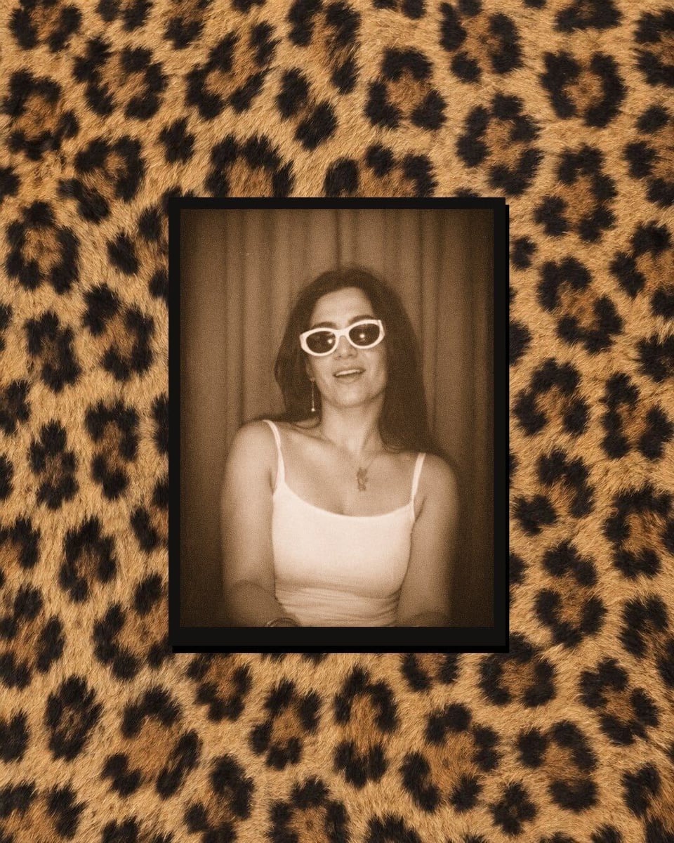 Animal print photobooth effect